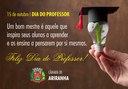 15 de outubro I DIA DO PROFESSOR 15 de outubro I DIA DO PROFESSOR