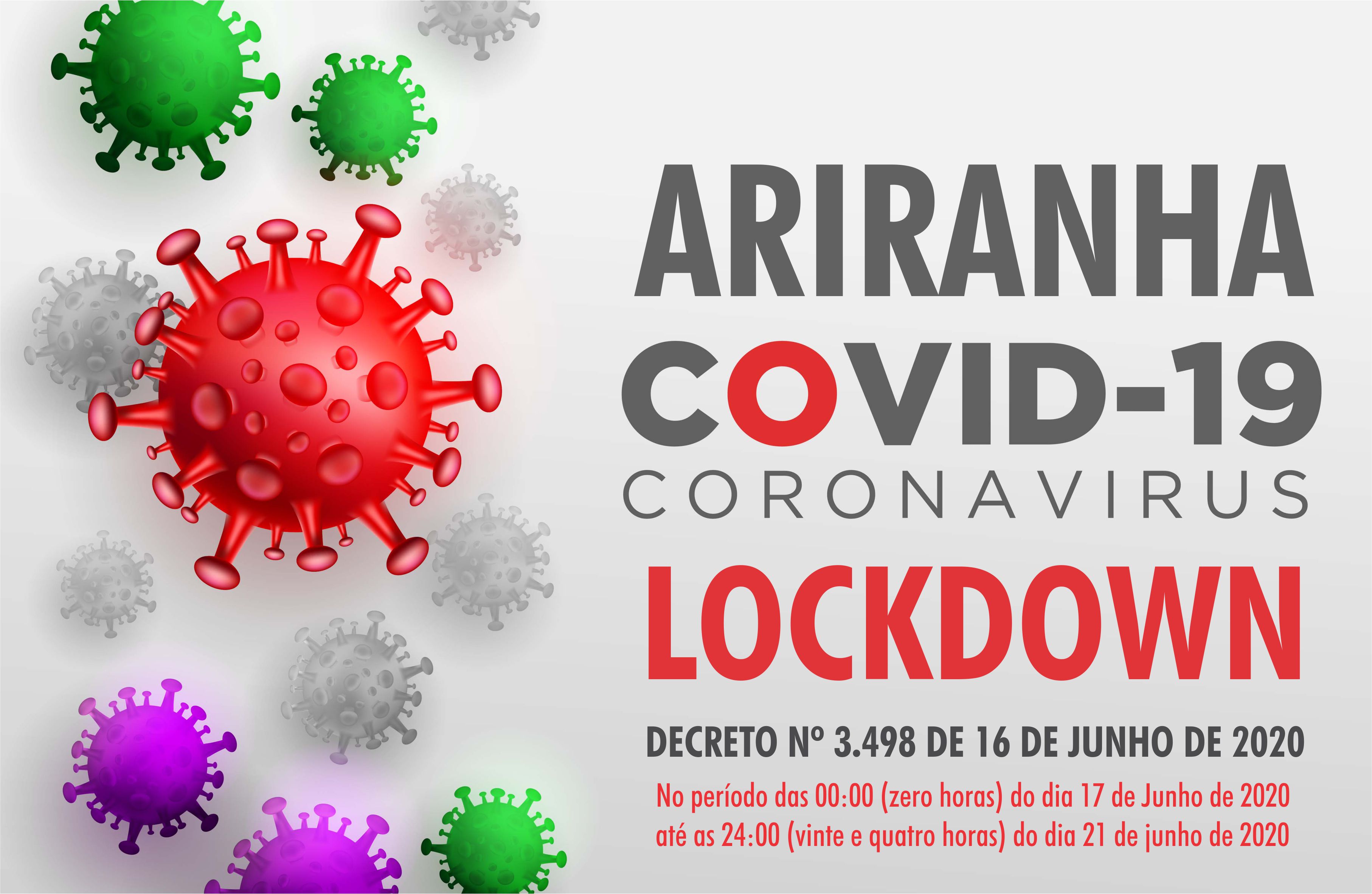 Ariranha decreta lockdown para conter coronavírus