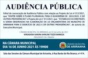 AUDIÊNCIA PÚBLICA AUDIÊNCIA PÚBLICA