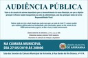 AUDIÊNCIA PÚBLICA AUDIÊNCIA PÚBLICA