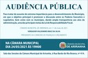AUDIÊNCIA PÚBLICA AUDIÊNCIA PÚBLICA