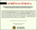AUDIÊNCIA PÚBLICA AUDIÊNCIA PÚBLICA