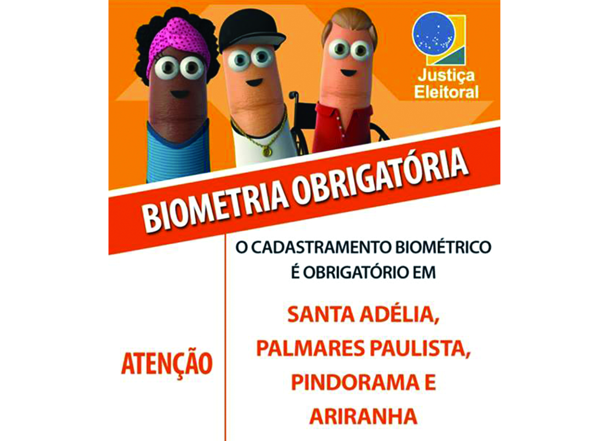 Biometria obrigatória: Eleitores terão até dezembro para se cadastrar