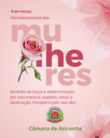 Câmara de Vereadores parabeniza as Mulheres pelo seu Dia