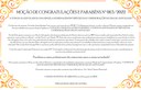 MOÇÃO DE CONGRATULAÇÕES E PARABÉNS Nº 063/2022 MOÇÃO DE CONGRATULAÇÕES E PARABÉNS Nº 063/2022