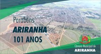 Parabéns, Ariranha, pelos seus 101 anos! 